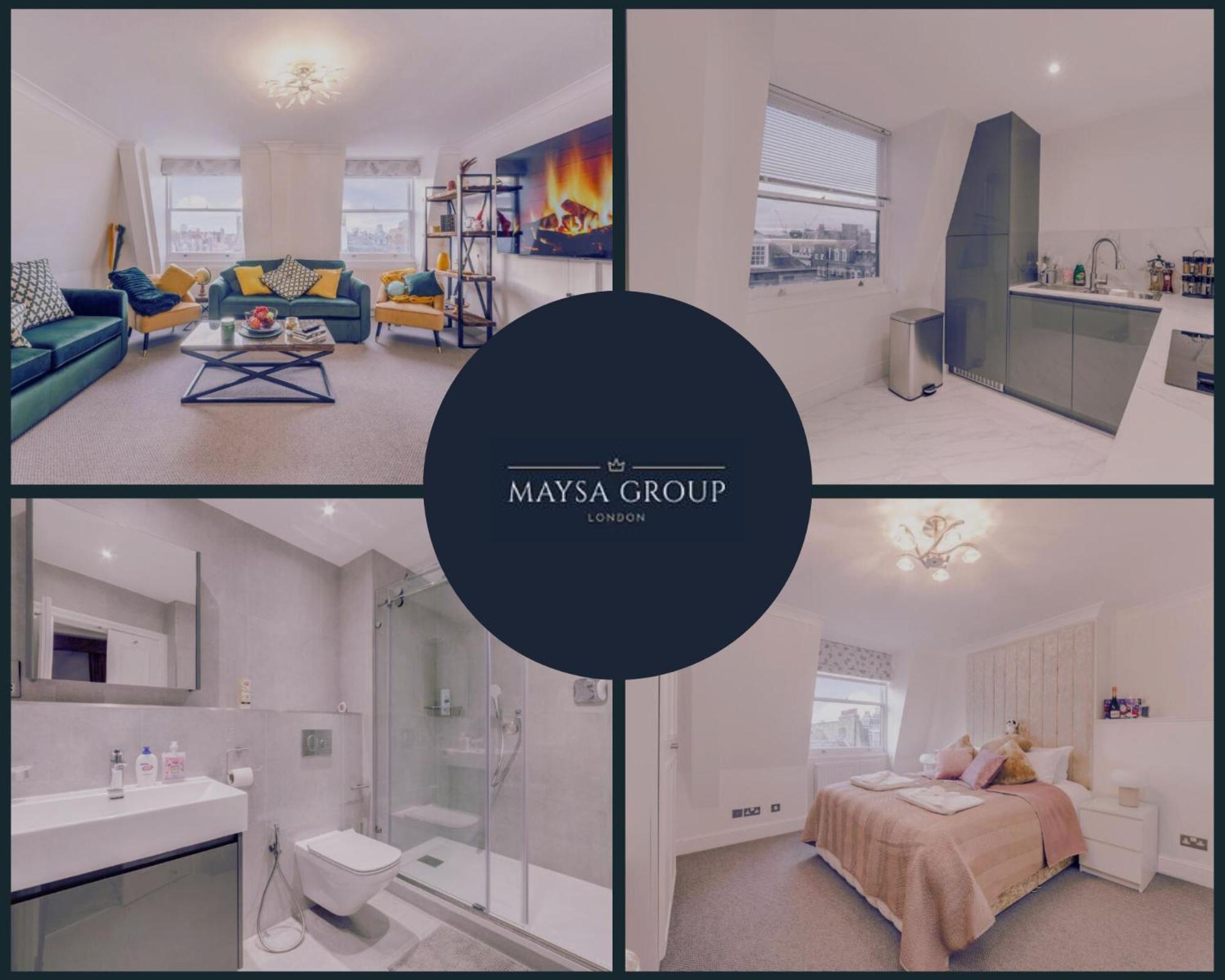 לונדון City Chic 3 Bedroom 2 Bathroom Luxury Living 7Hs מראה חיצוני תמונה